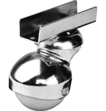 Hts 208-U - 50 mm Küre U Tablalı Çift Bilyalı Krom Teker