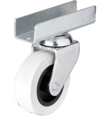 Hts 323 - 50x20 mm Gri Uzun U Tablalı Teker 4 Adet