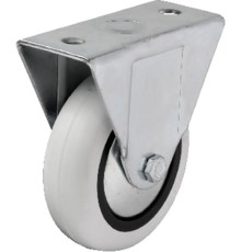 Hts 355 - 75x25 mm PVC Makaralı Sabit Teker 4 Adet