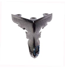 Ahşap, Sunta Sandık Ayağı, Kutu Ayak 5,5 cm - Nikel