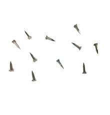 Klips, Menteşe, Ayağı Çivisi 7mm Çelik - Nikel 100gr