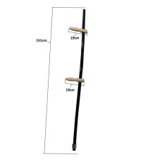 Tırpan Sapı Takımı - Metal Sap, Elcik, Bilezik ve Alyan