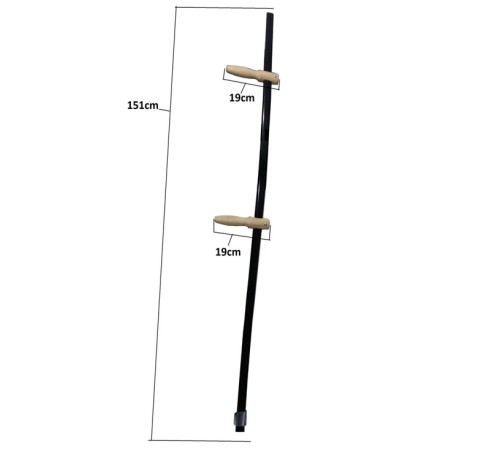 Tırpan Sapı Takımı - Metal Sap, Elcik, Bilezik ve Alyan