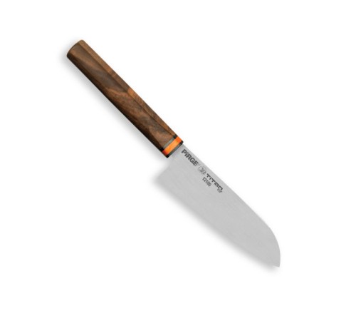 12105 Titan East Santoku Bıçağı 16 cm - Ceviz Sap