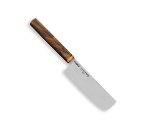 12106 Titan East Dilimleme Nakiri Bıçağı 16 cm - Ceviz Sap