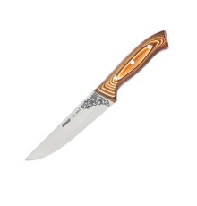 32102 Elite Kurban, Kasap Bıçağı 16,5 cm - Kahverengi Perçinli Kompozit Sap