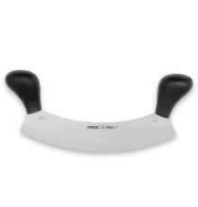 71120 Profi Kıyma, Pizza Satır, Zırh Bıçağı 26 cm - Siyah Çift Saplı