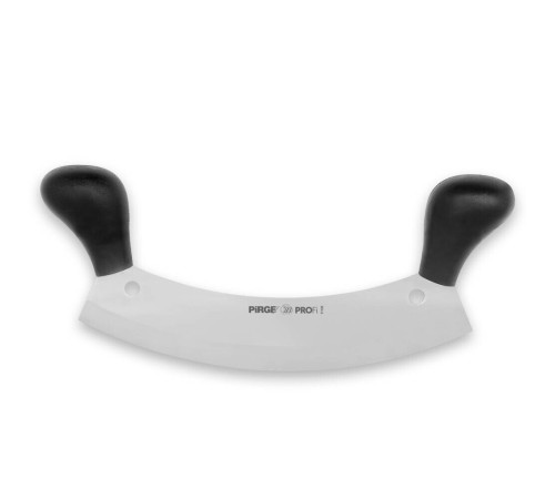 71120 Profi Kıyma, Pizza Satır, Zırh Bıçağı 26 cm - Siyah Çift Saplı