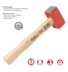 S.D. Çelik Madırga 1000 gr - Ahşap Saplı