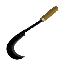 Sürmene Kırmızı Plastik Saplı Orak 43 Cm - Buğday Hasadı