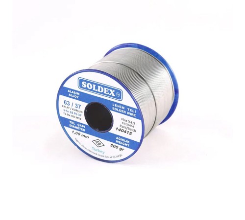 63-37 Lehim Teli 500 Gr 0,75 mm - Sn:63 / Pb:37