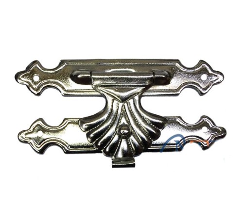 Kutu, Tavla Klipsi, Ön Kilidi No:4 - 62x32 Nikel, 1 Adet