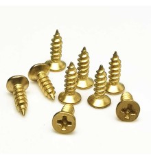 Klips, Menteşe, Ayak, Ağaç, Sunta Vidası 2,2x6,5mm - Sarı 100 Adet