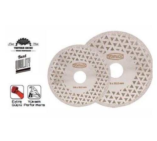 Elektrolize Elmas Kesici Disk - 180 mm