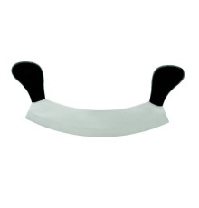 Bursa Paslanmaz Çift Saplı Pizza Satır, Zırh Bıçağı 25 cm