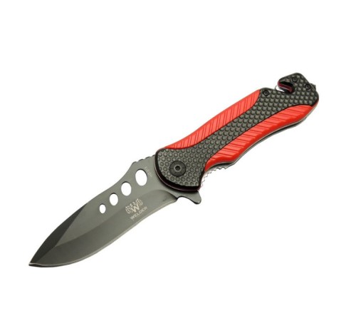 Kurtarma Çakısı Kırmızı 22 cm Yarı