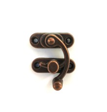 Yay Gözü, Ahşap Kutu Klipsi - Büyük 37x45 mm, Antik, 100 Adet