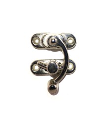 Yay Gözü, Ahşap Kutu Klipsi - Küçük 28x33 mm, Nikel, 100 Adet