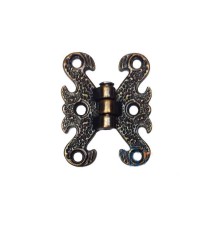 Zamak Menteşe - Küçük, 30x40mm, Oksit, 100 Adet