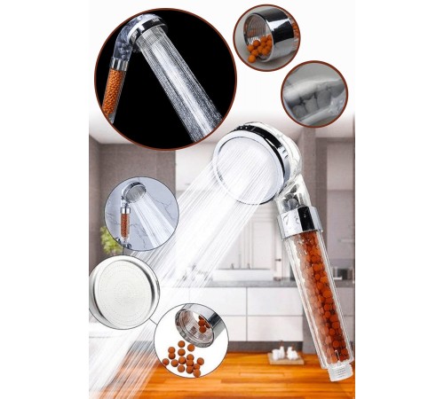 Boncuklu Su Tasarruflu Kireç Önleyici Duş Başlığı