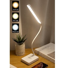 PS-1901 Şarjlı Dokunmatik 30 Ledli Okuma Ve Çalışma Işığı Masa Lambası 3 Renk Tonu