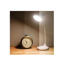 PS-1918 Şarjlı Dokunmatik 20 Led 3 Kademeli Ayarlanabilir Renk Tonu Ve Parlaklık Masa Lambası