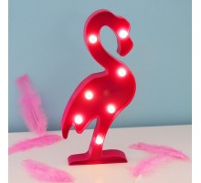 Led Işıklı Flamingo Gece Lambası