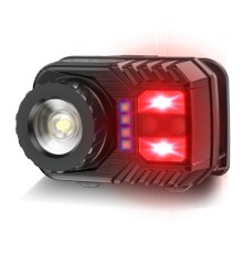 PeakStar PS-571 Sensör XPG COB LED USB Şarj Edilebilir Lityum Pilli Zoomlu Kafa Lambası