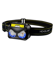 PeakStar PS-190 1000 Lümen USB Şarj Edilebilir Hareket Sensörlü Suya Dayanıklı Kafa Lambası