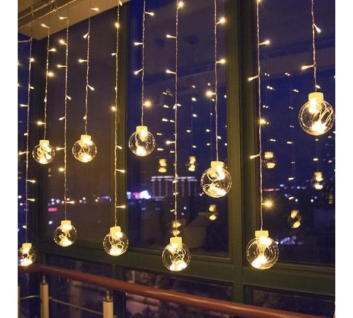 Küre Toplu Perde Led Işık