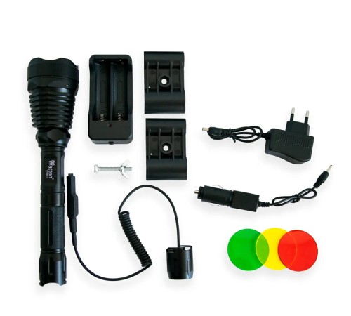 Orjinal 800 Lümen T6 Özel Avcı Feneri Wt-205