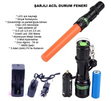 Sinyalli Acil Durum EL Feneri Cree5 Wt-262