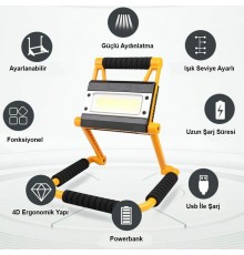 1300 Lümen Güçlü Aydınlatma Wt-328