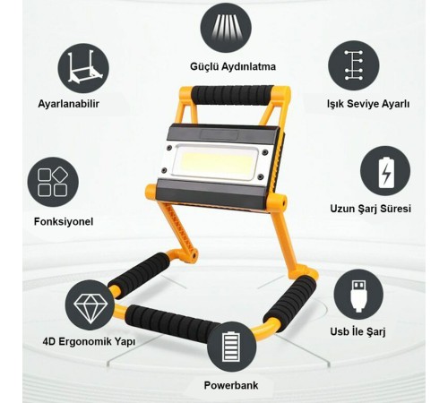1300 Lümen Güçlü Aydınlatma Wt-328