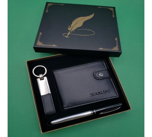 Cüzdan Anahtarlık Kalem Hediye Seti