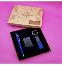 Tükenmez Kalem Çakmak Anahtarlık Seti