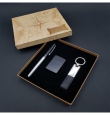 Kalem Çakmak Anahtarlık Silver Set