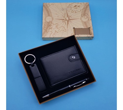 Siyah Touchpen Kalem Anahtarlık Ve Cüzdan