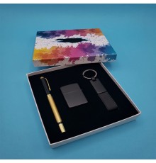 Kalem Anahtarlık Çakmak Hediye Seti