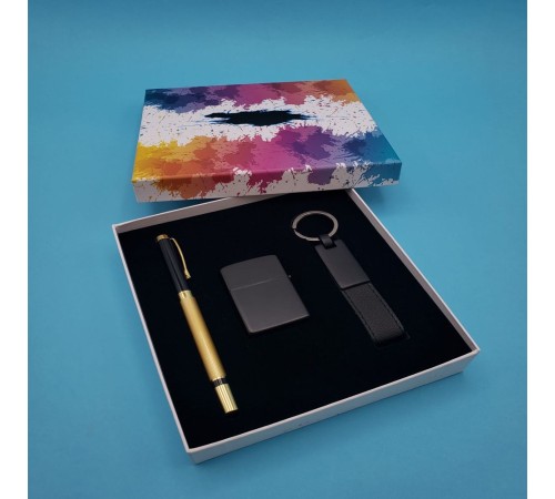 Kalem Anahtarlık Çakmak Hediye Seti