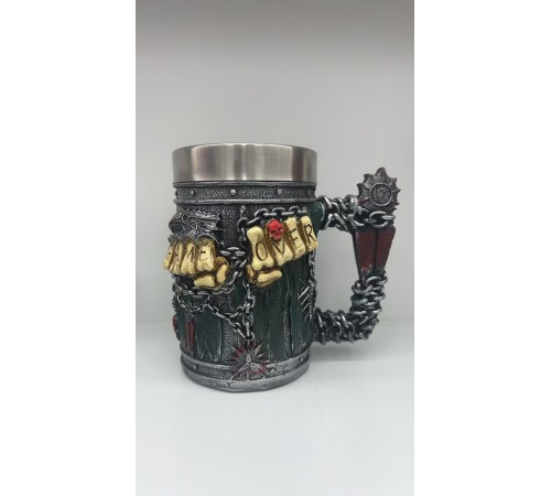 Büyük Boy Game Over Çelik Kupa Kod 8263