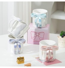 Kurdale Motifli Seramik Kupa Bardak