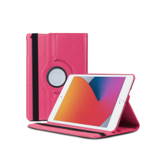 iPad Uyumlu 7.8.9.Nesil 10.2 inç Kılıf Dönebilen Standlı 360 Tablet Kılıfı PEMBE