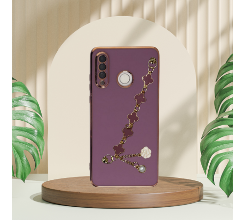 HUAWEİ P30 LİTE ELÇEK ŞANZELİZE KILIF LİLA