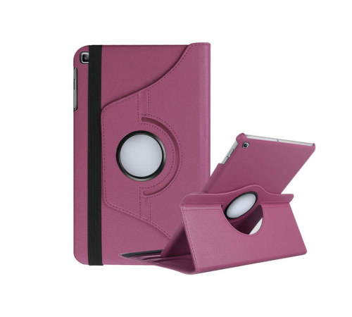 Galaxy Tab A7 T500 10.4 Inç Kılıf Dönebilen Standlı 360 Tablet Kılıfı MOR