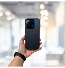 XİAOMİ Mİ 13 PRO ARKASI BUZLU ŞEFFAF HASSAS DÜĞME KAMERA ÇIKINTILI SERT MAT PERFECT LACİVERT