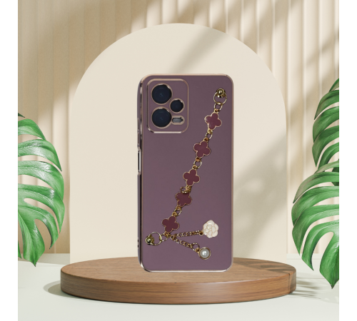 XİAOMİ REDMİ NOTE 12 PRO PLUS 5G ELÇEK ŞANZELİZE KILIF LİLA