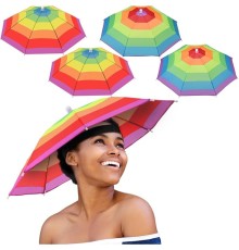 Gökkuşağı Kafa Şemsiyesi 1 Adet