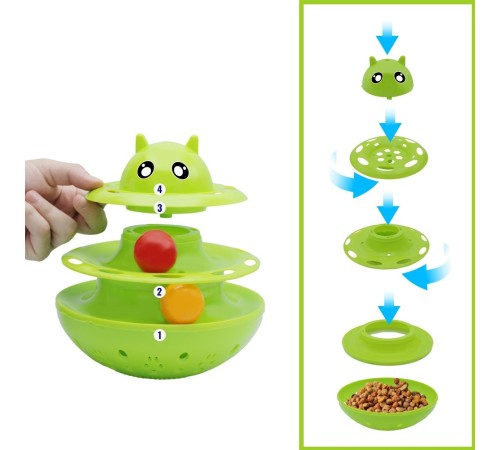 Mama Ödül Hazneli Hacı Yatmaz Kedi Köpek Oyuncağı