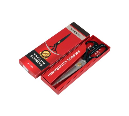 Siyah Saplı Kutulu Terzi Makası A-255 30 CM